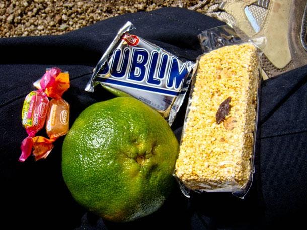 Our snack pack on Inca Trek